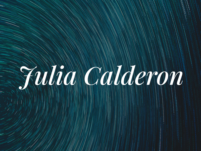 Julia Calderon