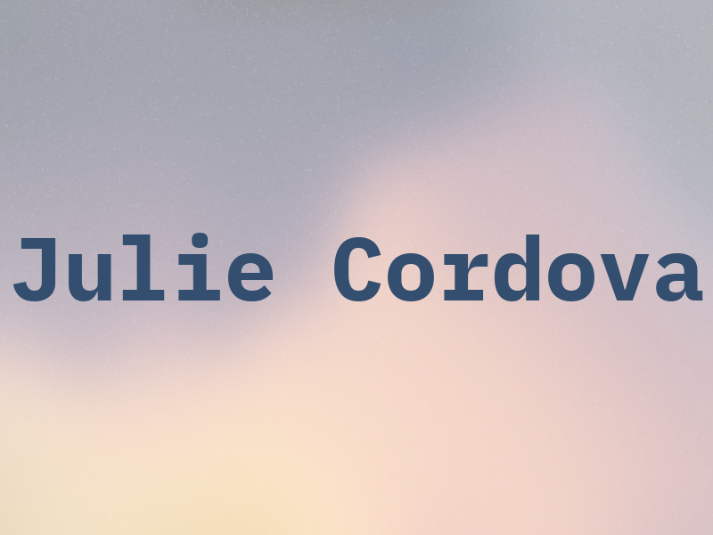 Julie Cordova