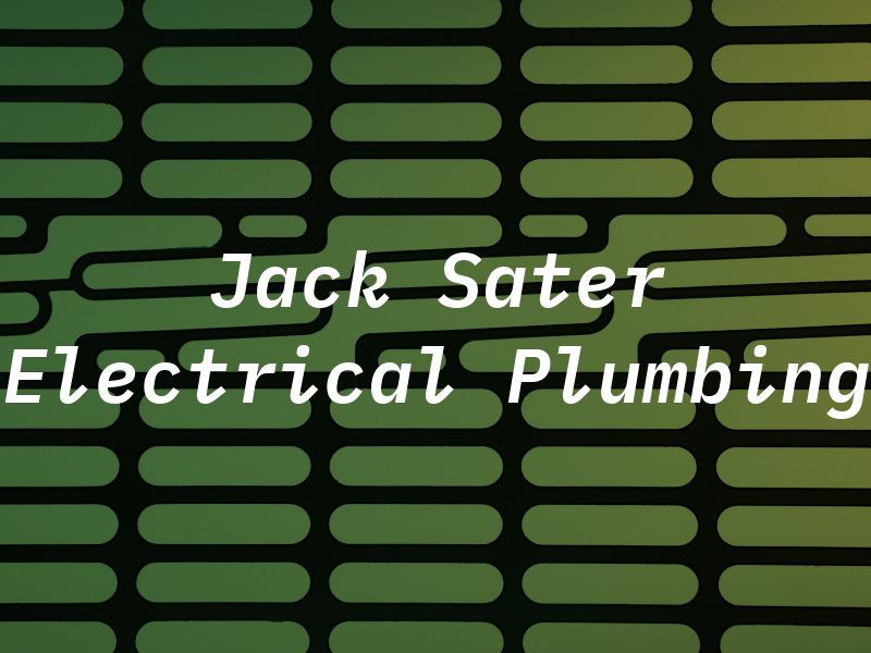 Jack Sater Electrical Plumbing
