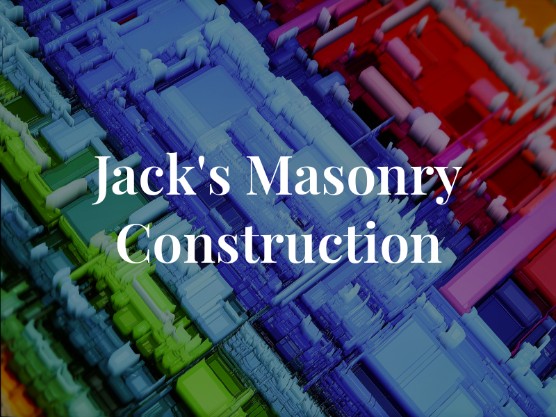 Jack's Masonry Construction