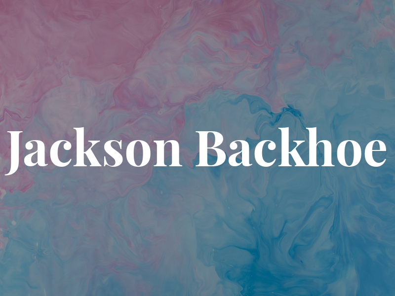 Jackson Backhoe