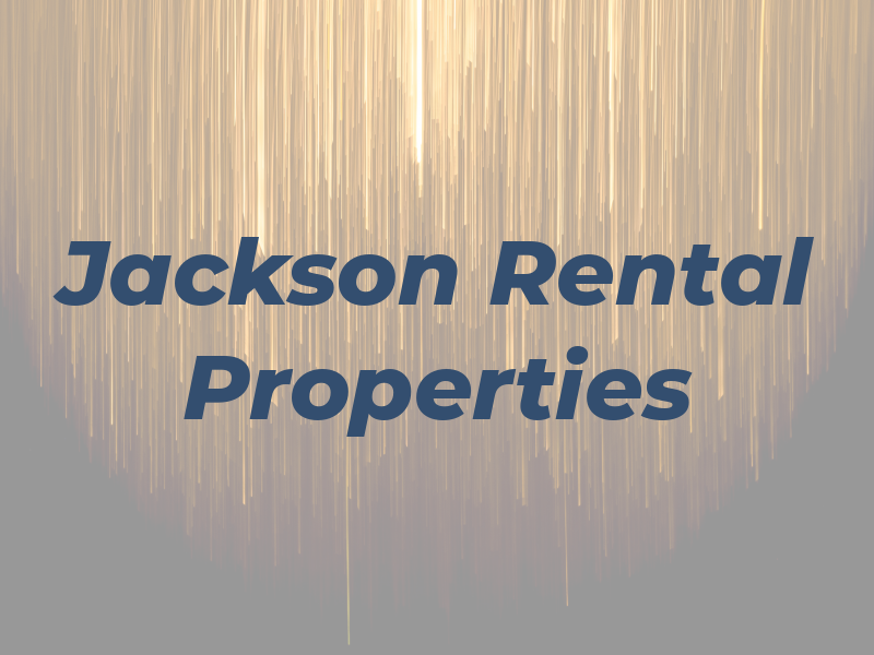 Jackson Rental Properties