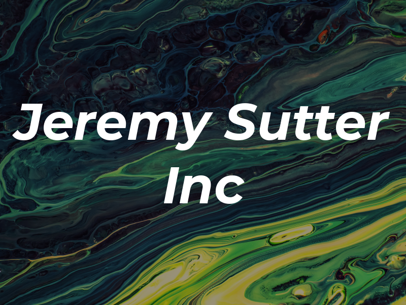 Jeremy Sutter Inc