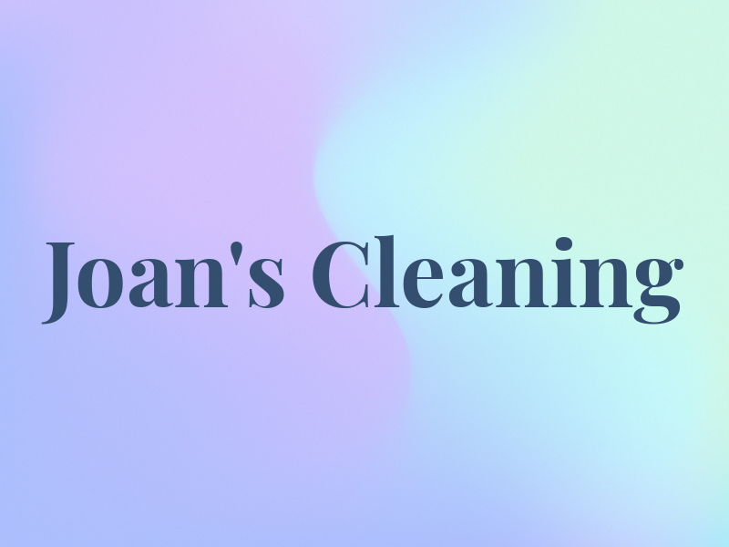 Joan's Cleaning
