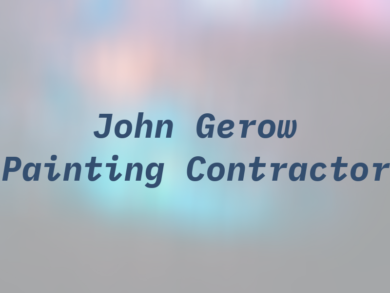 John Gerow Painting Contractor