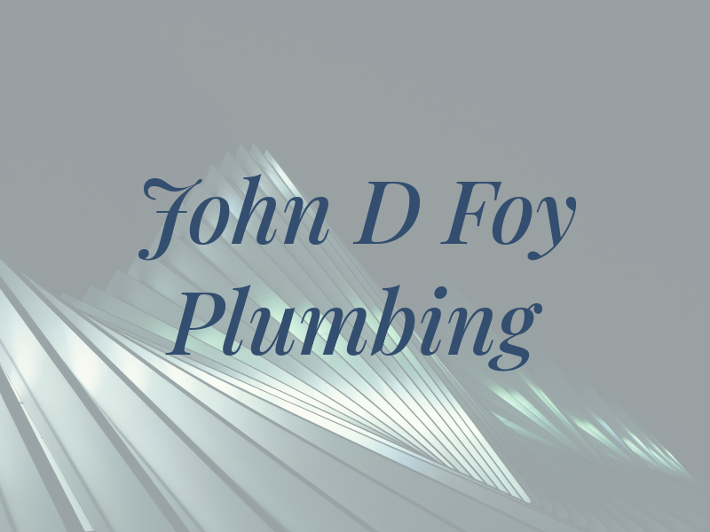 John D Foy Plumbing