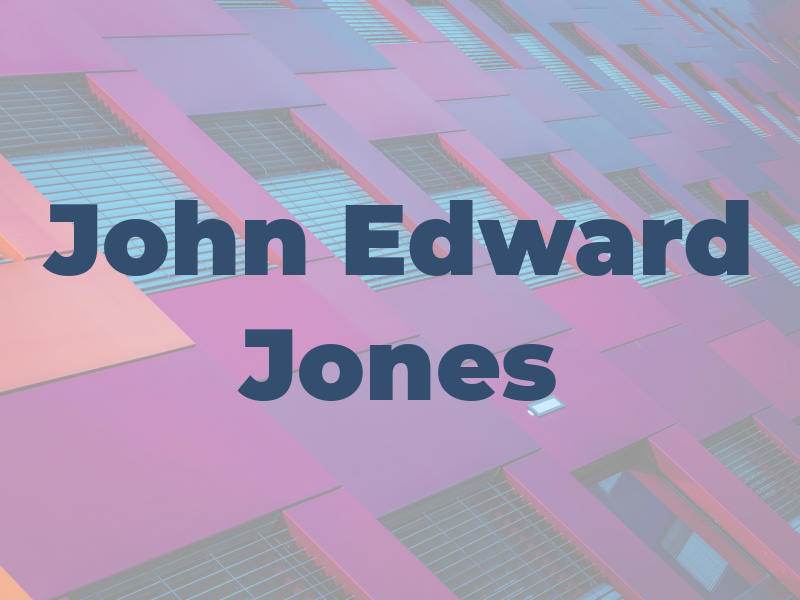 John Edward Jones