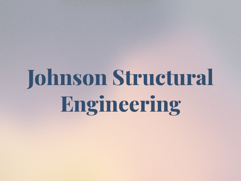 Johnson Structural Engineering