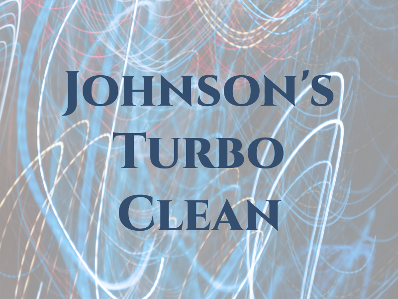 Johnson's Turbo Clean