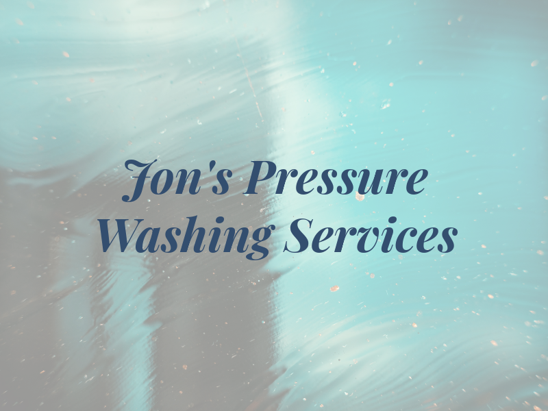 Jon's Pressure Washing Services