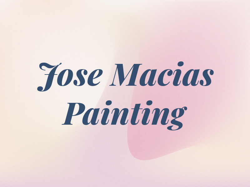 Jose Macias Painting