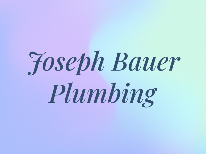 Joseph C Bauer Inc Plumbing