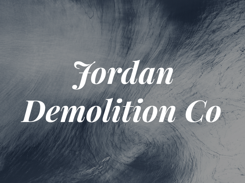 Jordan Demolition Co
