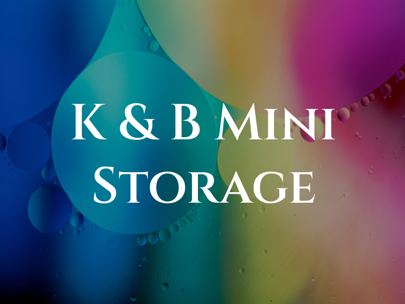 K & B Mini Storage