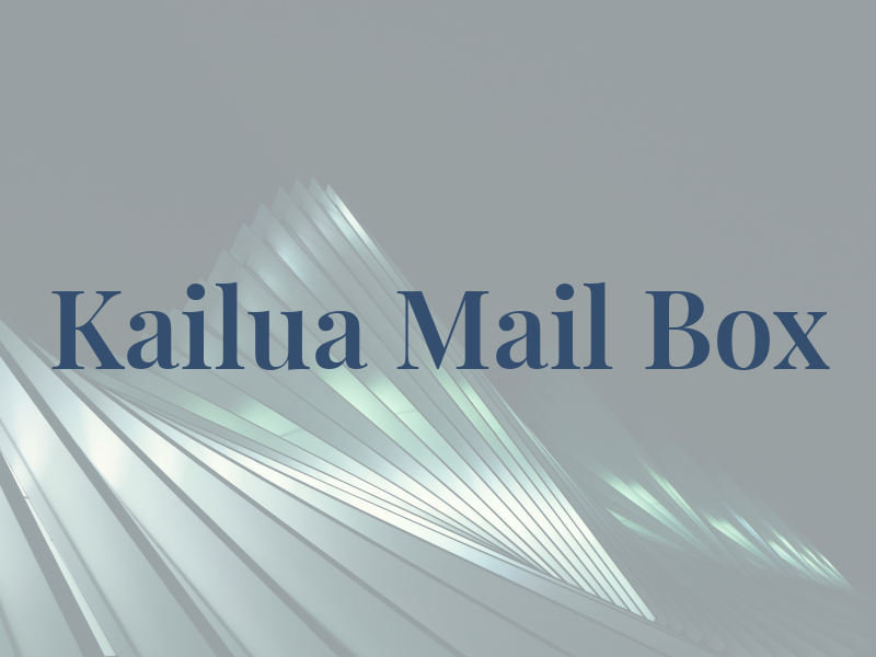 Kailua Mail Box