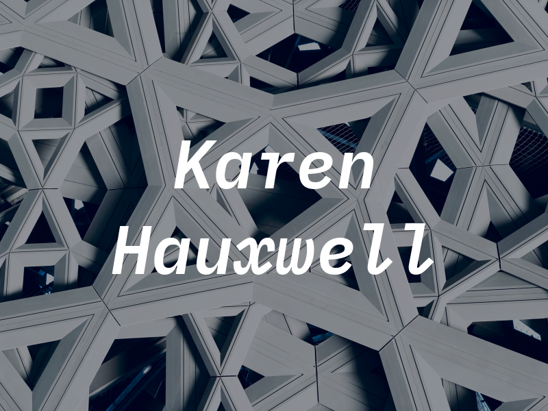 Karen Hauxwell