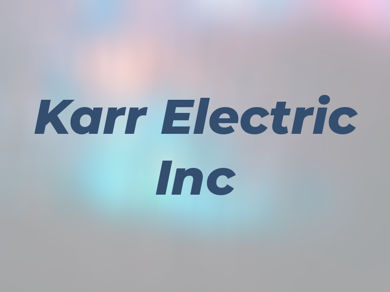 Karr Electric Inc