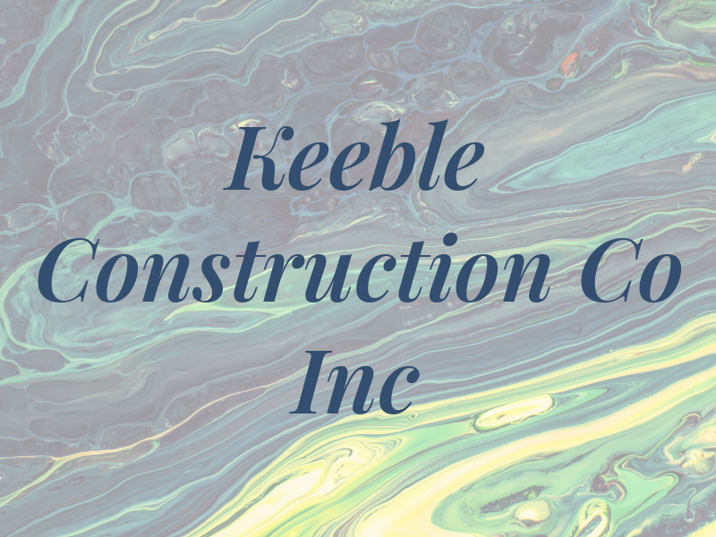 Keeble Construction Co Inc