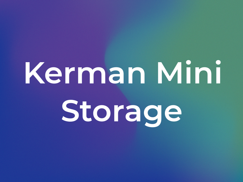 Kerman Mini Storage