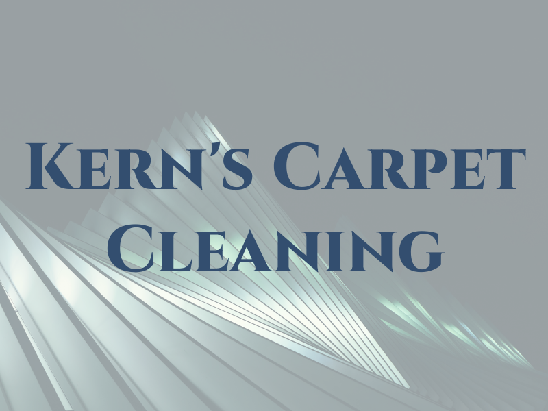 Kern's Carpet Cleaning