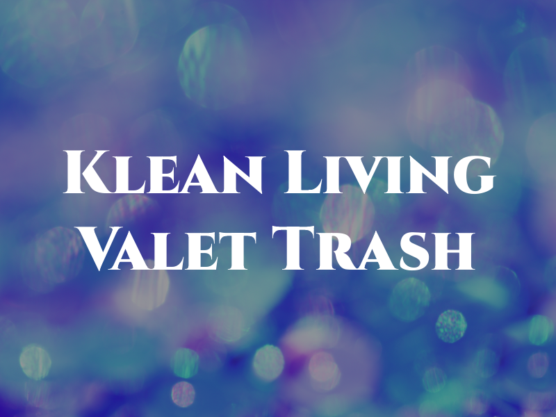 Klean Living Valet Trash