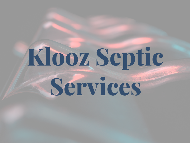 Klooz Septic Services