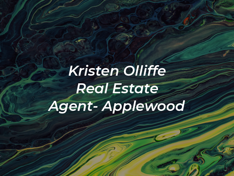 Kristen Olliffe Real Estate Agent- Applewood