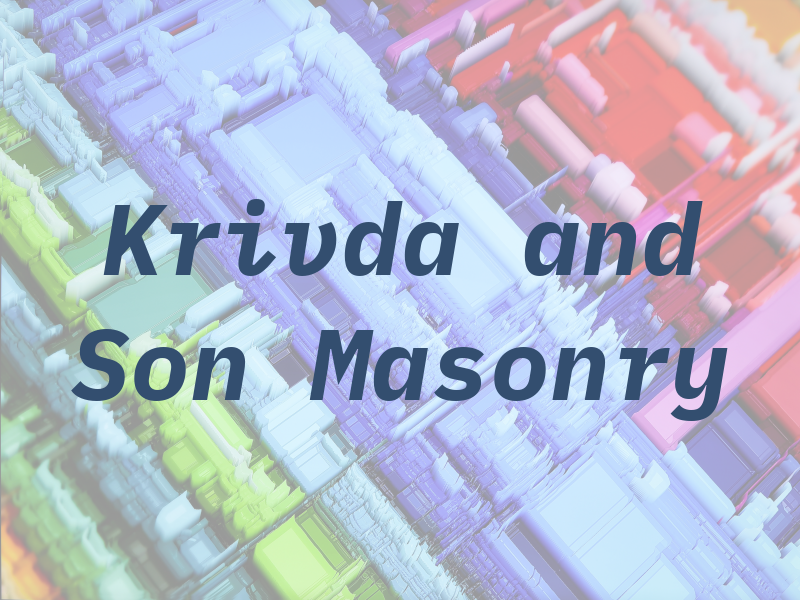 Krivda and Son Masonry