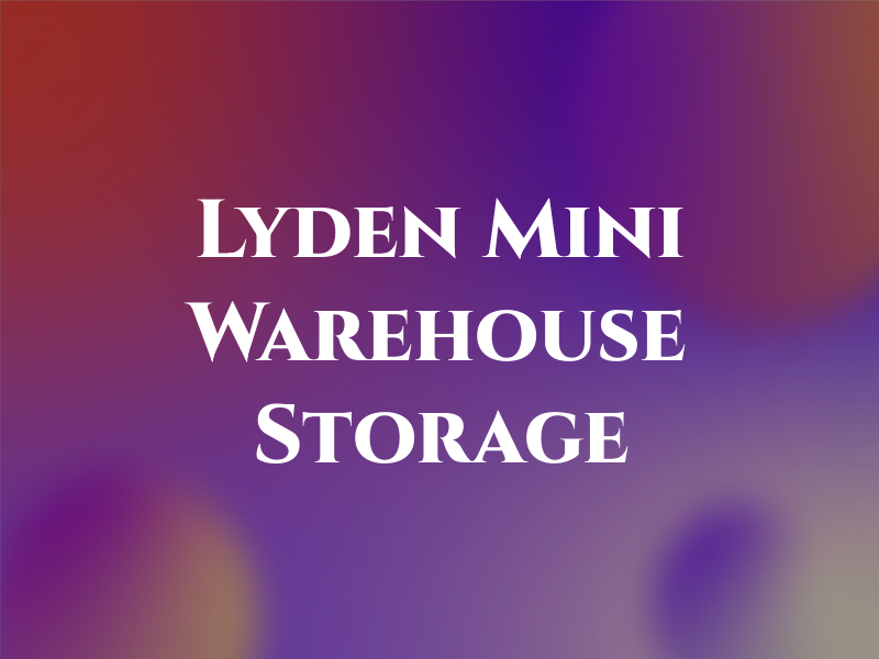 Lyden Mini Warehouse Storage