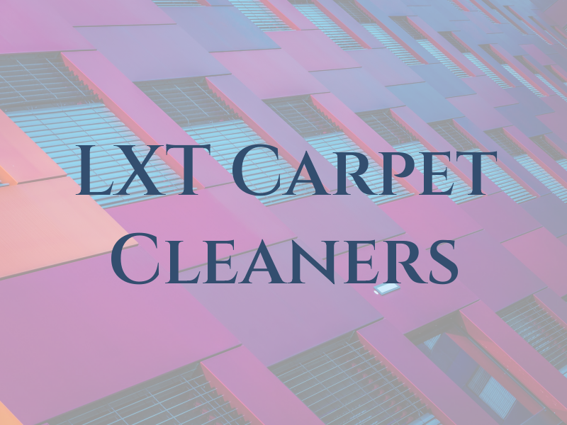 LXT Carpet Cleaners