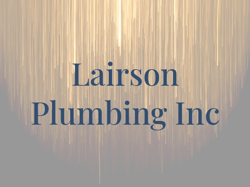 Lairson Plumbing Inc
