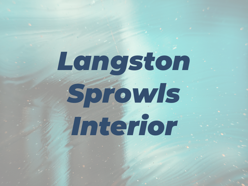 Langston & Sprowls Interior