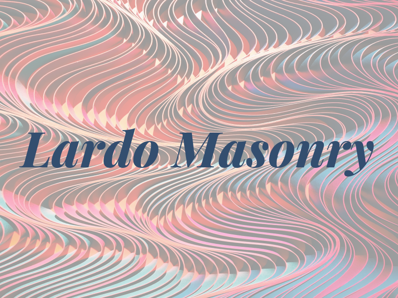 Lardo Masonry
