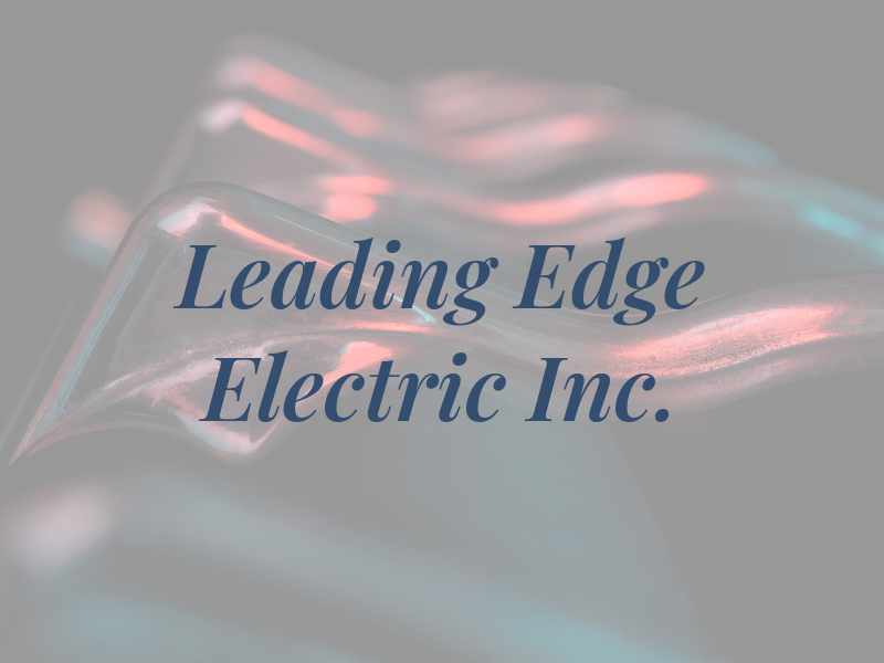 Leading Edge Electric Inc.