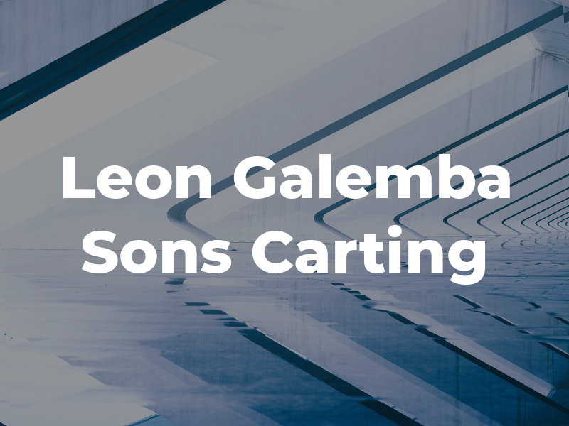 Leon Galemba & Sons Carting