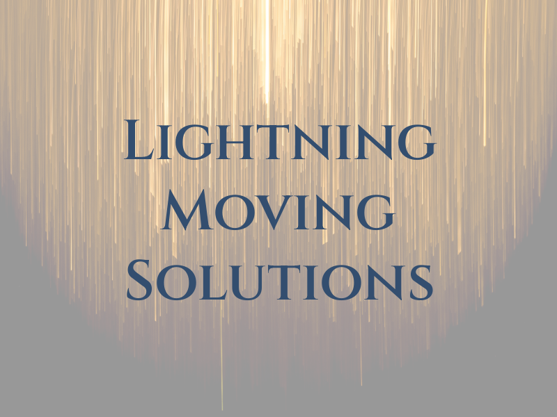 Lightning Moving Solutions