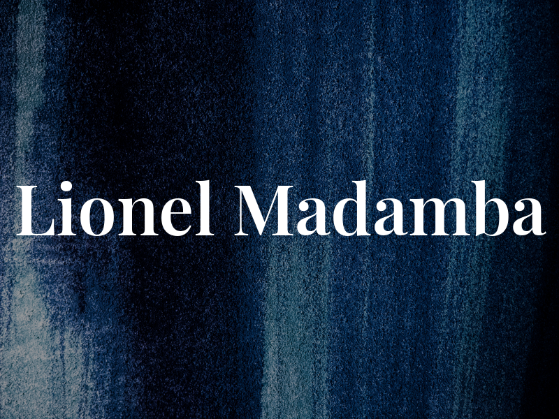 Lionel Madamba