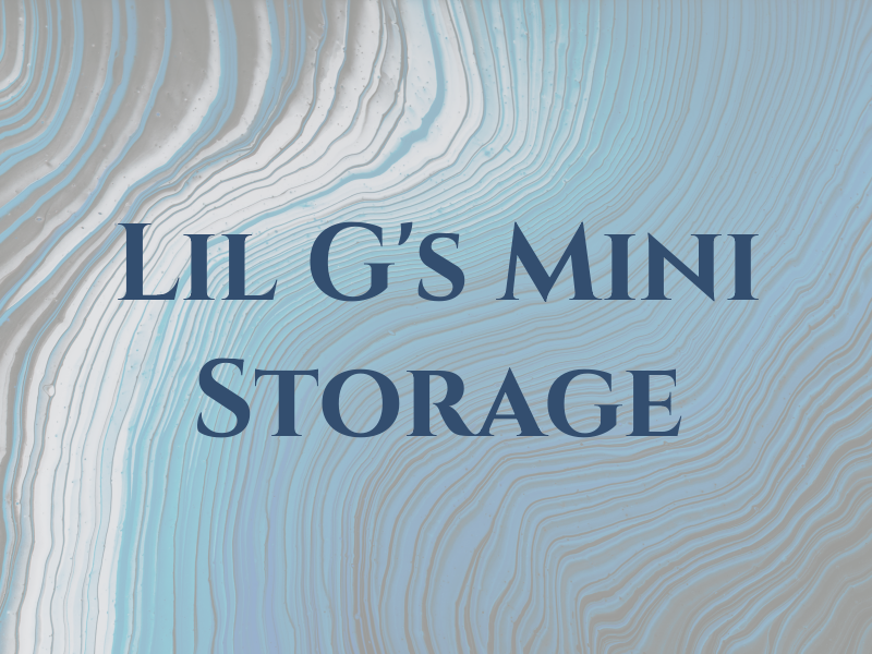 Lil G's Mini Storage