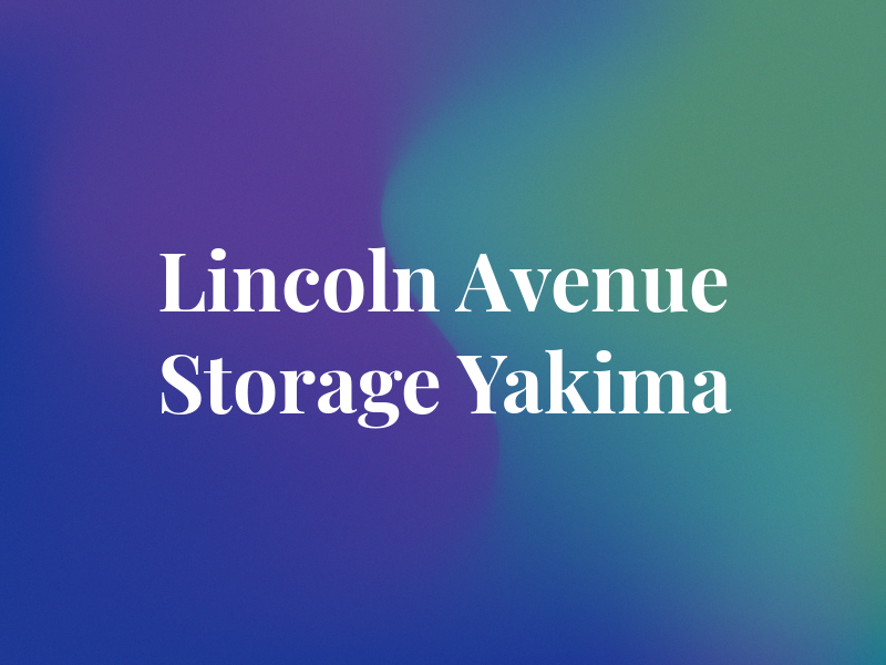 Lincoln Avenue Storage Yakima