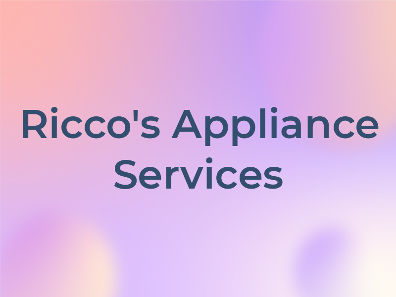 Lo Ricco's Appliance Services