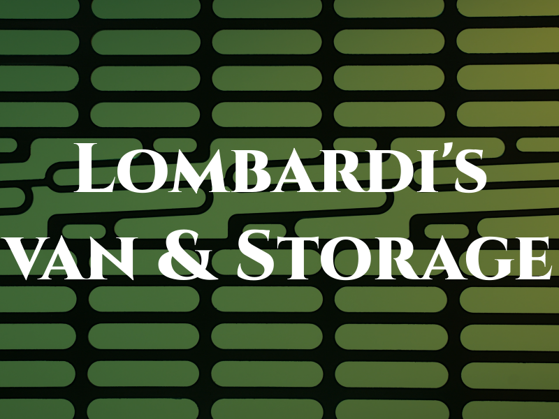 Lombardi's van & Storage