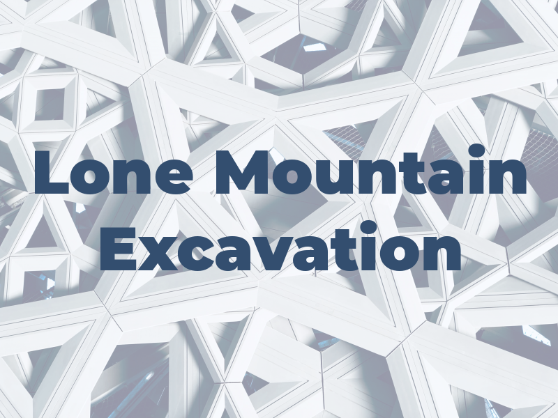 Lone Mountain Excavation