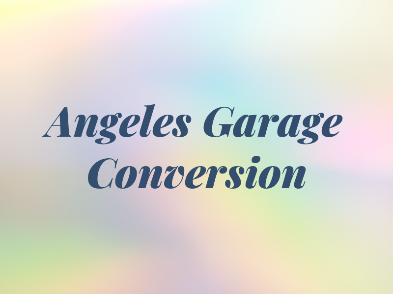 Los Angeles Garage Conversion
