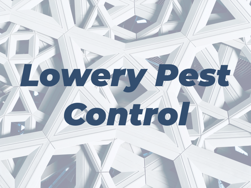 Lowery Pest Control