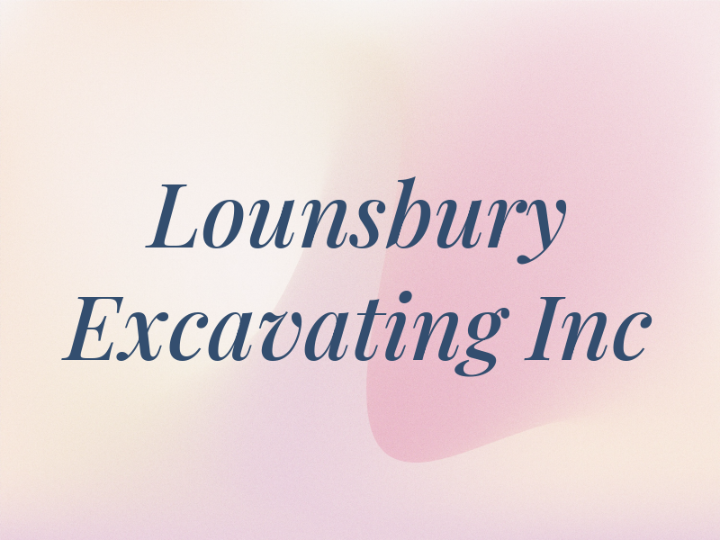 Lounsbury Excavating Inc