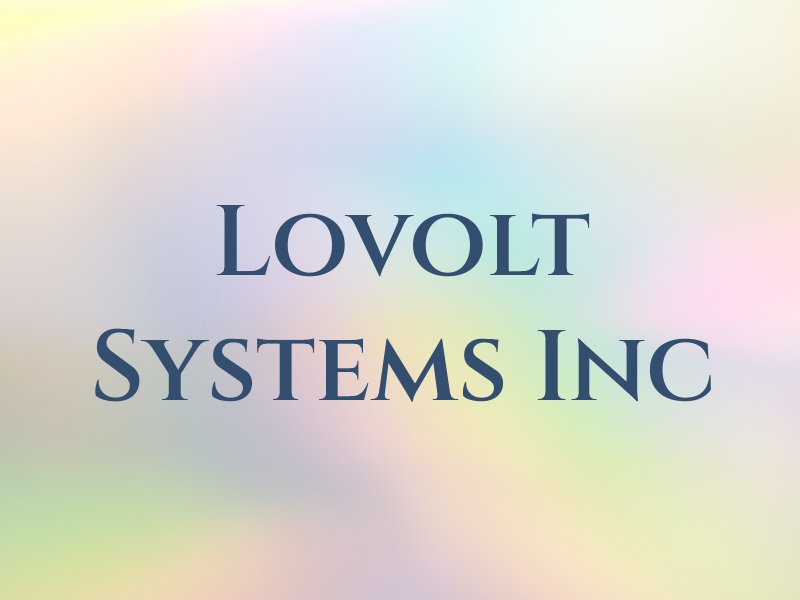 Lovolt Systems Inc