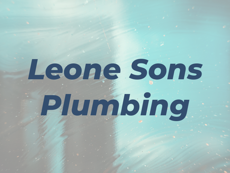 P A Leone & Sons Plumbing
