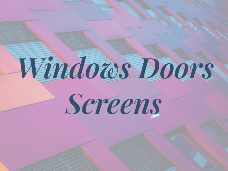 PS Windows Doors & Screens