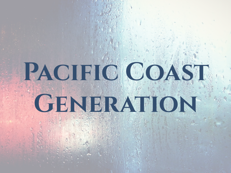 Pacific Coast Generation