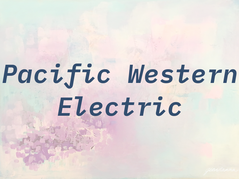 Pacific Western Electric